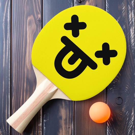 ボーグアウト顔イエロー卓球ラケット 卓球ラケット