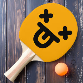 ボーグアウト顔オレンジ卓球ラケット 卓球ラケット