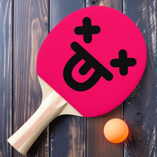 ボーグアウト顔ピンク卓球ラケット 卓球ラケット