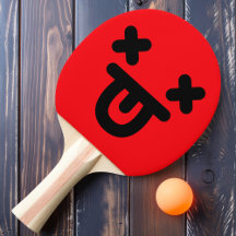 ボーグアウト顔レッド卓球ラケット