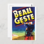 ボーゲステロサンゼルスカリフォルニアヴィンテージラベル ポストカード (正面/裏面)