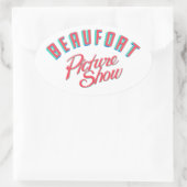 ボーショーカーショー 楕円形シール (バッグ)