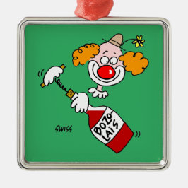 ボージョレおもしろいワイン漫画オエノフィレスクリスマス メタルオーナメント