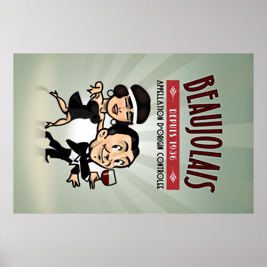 ボージョレワイン ポスター (正面)