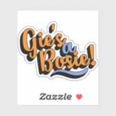 ボージーだ！スコットランドの背教方言 シール (シート)