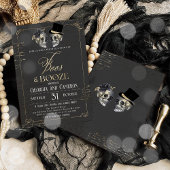 ボースとブーツアダルトハロウィーンゴシックパーティー 招待状