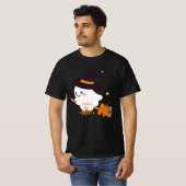 ボースハッピーハローウィンTシャツに来た Tシャツ (正面フル)