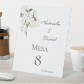 ボースペインのホ結婚のテーブル番号 台座サイン (インサイチュ)