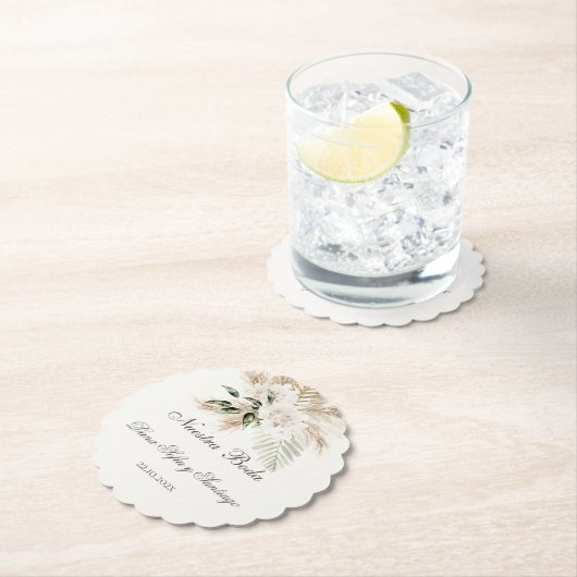 ボースペインのホ結婚ス ペーパーコースター (インサイチュ)