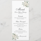 ボースペインのホ結婚ス メニュー (正面)