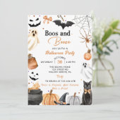 ボース&ブーゼハローウィンパーティパンプキン 招待状 (スタンド正面)