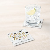 ボース&ブーゼハローウィンパーティ スクエアペーパーコースター (インサイチュ)