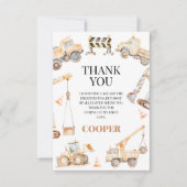 ボーズイエローウォーターカラー建築誕生日 サンキューカード (正面)