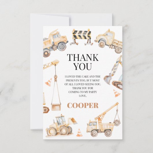 ボーズイエローウォーターカラー建築誕生日 サンキューカード (正面)