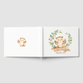 ボーズウッドランドフクロウベビーシャワーゲストブック ゲストブック (全面)