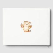 ボーズウッドランドフクロウベビーシャワーゲストブック ゲストブック (裏面)