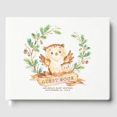 ボーズウッドランドフクロウベビーシャワーゲストブック ゲストブック (正面)