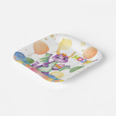 ボーズカワイトモダンラゴンキッズ紙プレート ペーパープレート (傾斜あり)