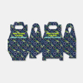 ボーズグリーンブルーネオンライトローラースケートで滑るパーティー フェイバーボックス (折り畳みなし)