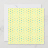 ボーズゴムダッキー(アヒルちゃん)ベビーシャワー招待状 招待状 (裏面)