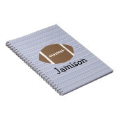 ボーズサッカーネイビーストライプトランプ ノートブック (右側)