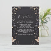 ボーズサテンシックリボン切断リハーサルディナー 招待状 (スタンド正面)