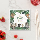 ボーズサファリツーワイルド誕生日 スタンダードカクテルナプキン (インサイチュ)