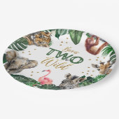 ボーズサファリツーワイルド誕生日 ペーパープレート (アングル)