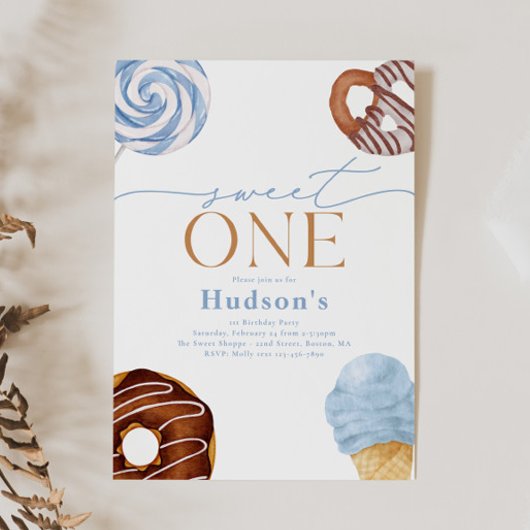 ボーズスウィートワンバースデーパーティ招待状 招待状