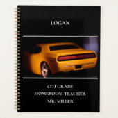 ボーズスクールクラスイエローマッスルカープランナー プランナー手帳 (正面)