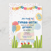 ボーズスリーエスタフィエスタ誕生日招待状 招待状 (正面/裏面)