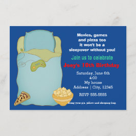 ボーズスリーポバースランバーパーティー誕生日招待状 招待状