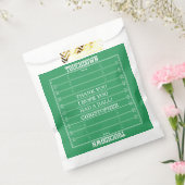 ボーズフットボールグリーンスポーツ誕生日 フェイバーバッグ (封をした状態)