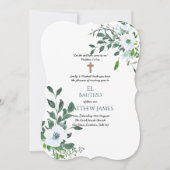 ボーズブルーバウティゾバウティスマの洗礼植物学 招待状 (正面)