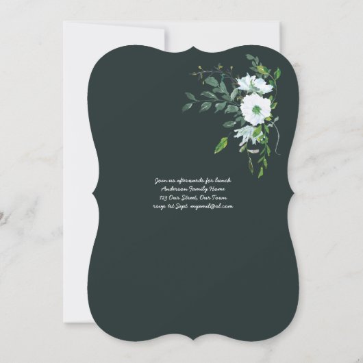 ボーズブルーバウティゾバウティスマの洗礼植物学 招待状 (裏面)