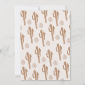 ボーズブロンコファーストRodeo 1st誕生日招待状 招待状 (裏面)