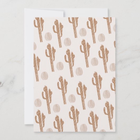 ボーズブロンコファーストRodeo 1st誕生日招待状 招待状 (裏面)