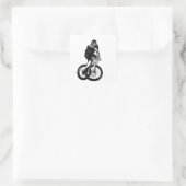 ボーズマウンテンバイクTシャツプレゼントMTB スクエアシール (バッグ)
