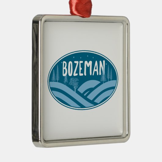 ボーズマンモンタナアウトドア メタルオーナメント (右)