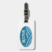 ボーズマンモンタナアウトドア ラゲッジタグ (正面縦)