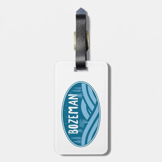ボーズマンモンタナアウトドア ラゲッジタグ (裏面縦)