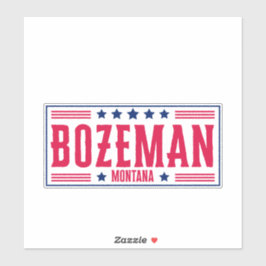 ボーズマンモンタナスターズ&ストライプ シール