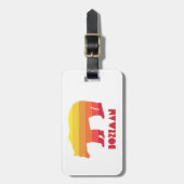 ボーズマンモンタナレインボーベア ラゲッジタグ (正面縦)