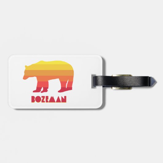 ボーズマンモンタナレインボーベア ラゲッジタグ (裏面横)