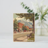 ボーズマンモンタナヴィンテージ ポストカード (スタンド正面)