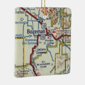 ボーズマンMTヴィンテージマップ セラミックオーナメント (右)