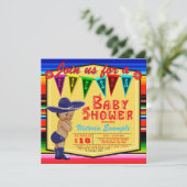 ボーズメキシカンフィエスタベビーシャワー招待状 招待状 (スタンド正面)
