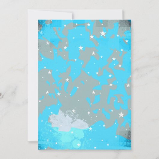 ボーズロックスターバースデーパーティ招待状 招待状 (裏面)