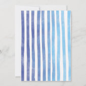 ボーズワイルドワンサファリベビーゾウ1歳 招待状 (裏面)