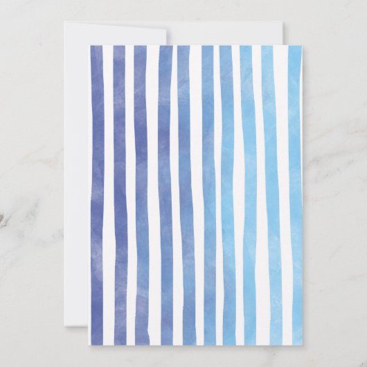 ボーズワイルドワンサファリベビーゾウ1歳 招待状 (裏面)